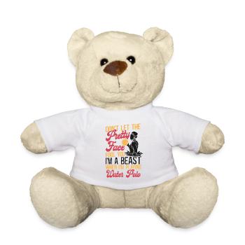 Water Polo Girl Don't Let The - Nounours - blanc - Devant