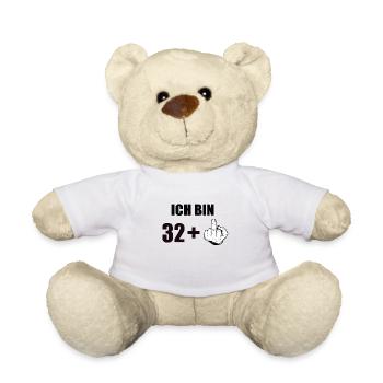 33 Geburtstag - Teddy - Weiß - Vorne