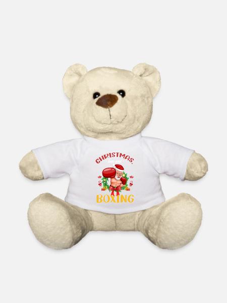 Christmas Love Boxing Boxer Weihnachtsgeschenk - Teddy - Weiß