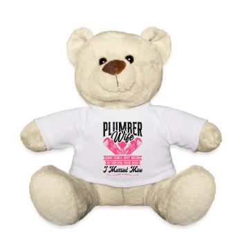 Plumbing Plumber Wife Plumber Wife - Teddy - Weiß - Vorne