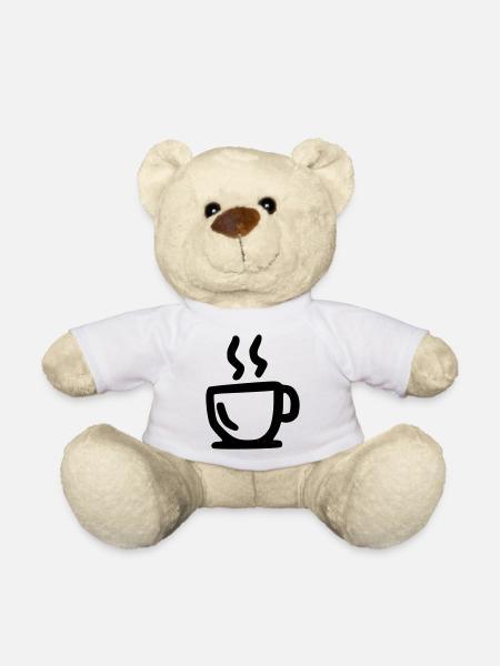 heiße Tasse - Teddy - Weiß