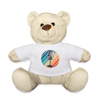 Chanteur de karaoké Chanteur de microphone - Nounours - blanc - Devant