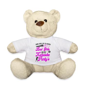 Chanteuse de karaoké Good Girls Go To - Nounours - blanc - Devant