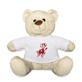 Blutige Hand Outfit - Teddy - Weiß - Vorne