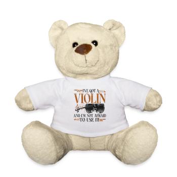 Violin Violinist Vintage I've Got - Teddy - Weiß - Vorne