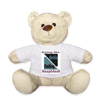 Berlin Calling - Enjoy the Hauptstadt - Teddy - Weiß - Vorne