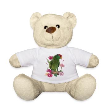 The Tamaulipas parrot - Teddy Bear - white - Front