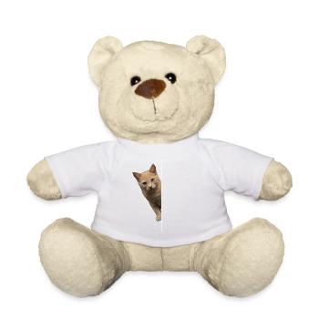 drôle chat amoureux des animaux de compagnie tenue d’animal de compagnie - Nounours - blanc - Devant