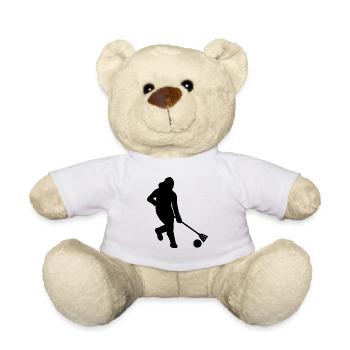 Joueur de ballon-balai - Nounours - blanc - Devant