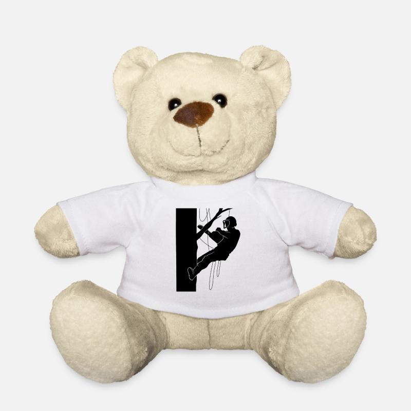 Baumpfleger Baumschnitt Baumklettern - Teddy - Weiß