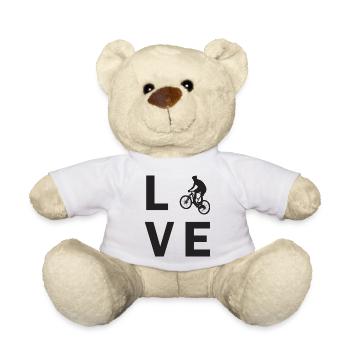 I love Biker - Teddy - Weiß - Vorne