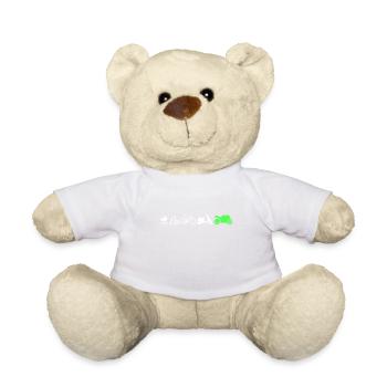 Moto Moto Enduro Motocross Biker Fille - Nounours - blanc - Devant