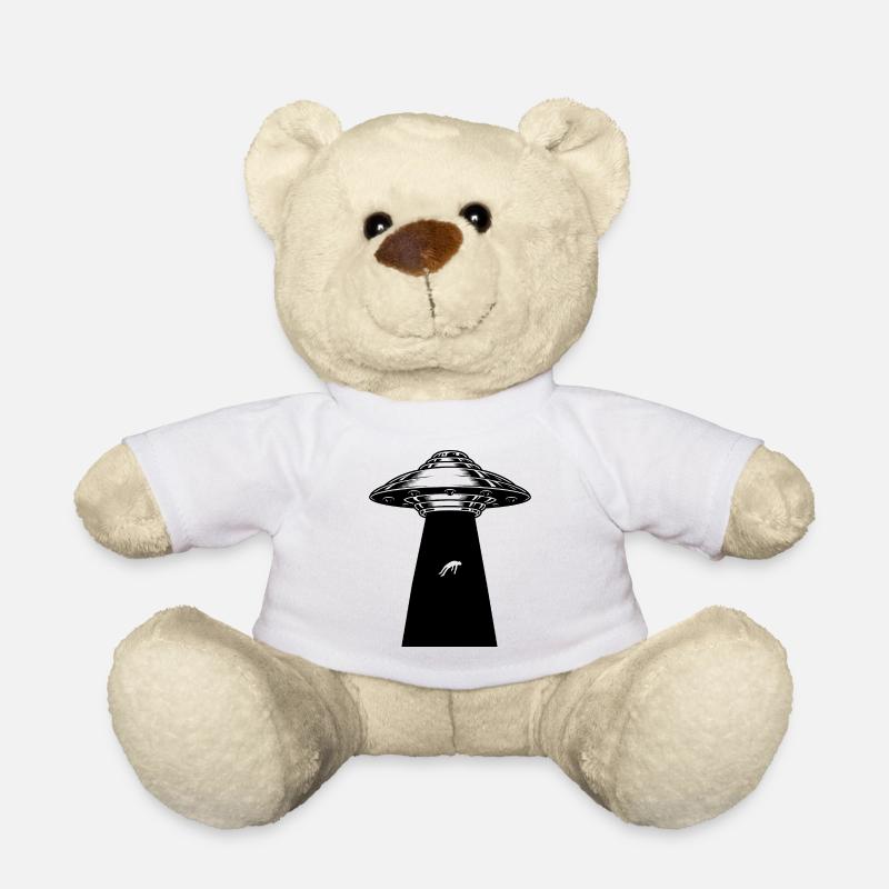 UFO-Alien-Entführung - Teddy - Weiß