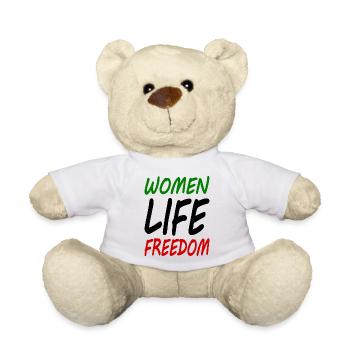 Women life freedom - Nounours - blanc - Devant