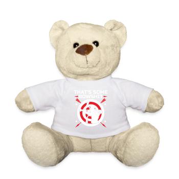 Bogensport Bogenschütze Bogenschießen Pfeil Bogen - Teddy - Weiß - Vorne