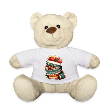 Comic Figur - Teddy - Weiß - Vorne