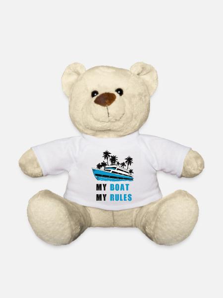 Mein Boot meine Regeln - Teddy - Weiß