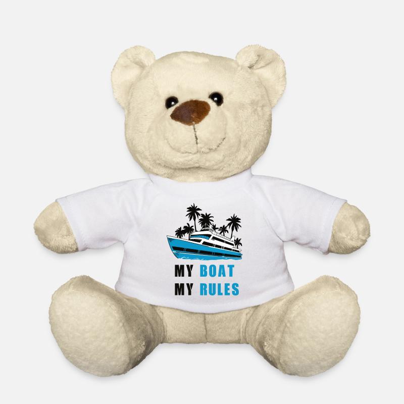 Mein Boot meine Regeln - Teddy - Weiß
