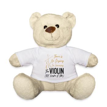 Violoniste Il n’y a pas de violoniste - Nounours - blanc - Devant