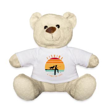 Pêche Un amour de longue date - Pêche - Coucher de soleil - Nounours - blanc - Devant