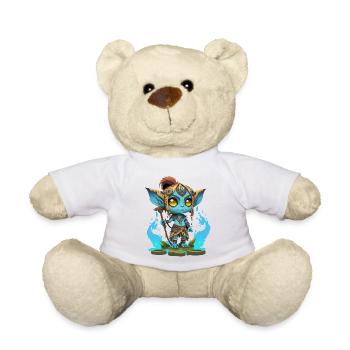 Avatar The Way of Water, cute character, navi - Teddy Bear - white - Front
