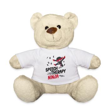 Speech Therapist Therapy Assistant - Teddy Bear - white - Front