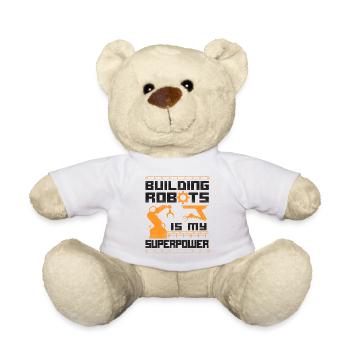 Ingénieur Robotique Robot Vintage - Nounours - blanc - Devant