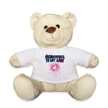 Robot Robotics Engineer Robotics - Teddy Bear - white - Front