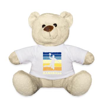 Handball Team, Club, Trainer, Coach, Spieler - Teddy - Weiß - Vorne