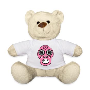 Skull - Teddy - Weiß - Vorne