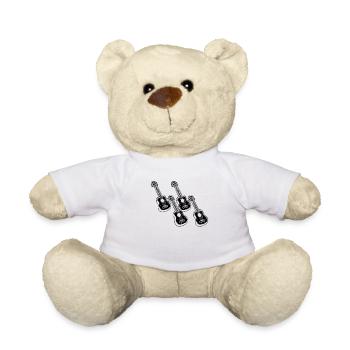 Ukulele Ukulele-Spieler Ukulelist - Teddy - Weiß - Vorne