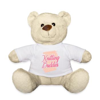 Knitting Knitter Friends Besties - Teddy - Weiß - Vorne