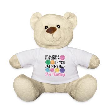 Tricoter à quoi je pourrais ressembler - Nounours - blanc - Devant