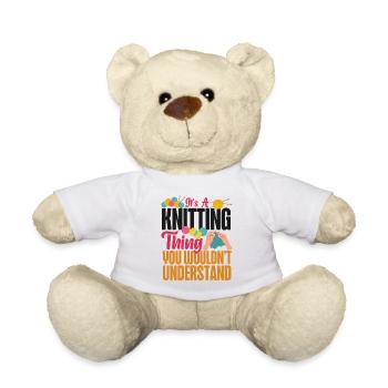 Tricoter Tricoter C’est un tricot - Nounours - blanc - Devant