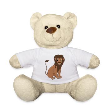 Leo der Löwe - Teddy - Weiß - Vorne
