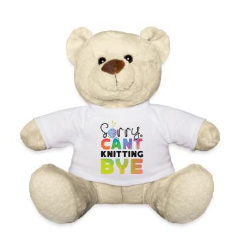 Tricoter Tricoter Désolé. Argot. - Nounours - blanc - Devant