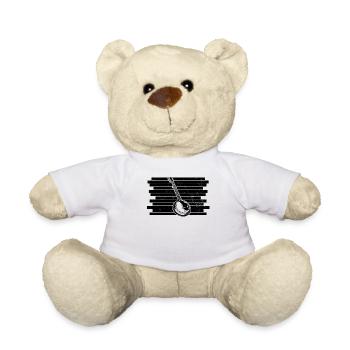 Banjo Banjo joueur Banjoïste - Nounours - blanc - Devant
