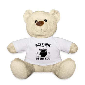 Drôle de croisière Bateau de croisière Bateau de croisière - Nounours - blanc - Devant