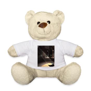 Lichtinstallation Fäden Reisschale BS 1 - Teddy - Weiß - Vorne