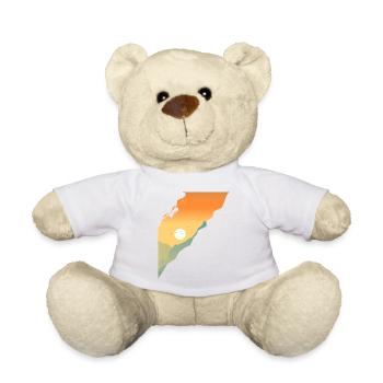 Climbing Mountaineering Bouldering Mountaineer Outdoor - Teddy Bear - white - Front