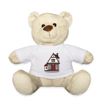 Maison cottage vivant constructeur construire propriété - Nounours - blanc - Devant
