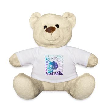 Punk Rock Pogo Anarchie Punks Punk Rocker Punk - Nounours - blanc - Devant
