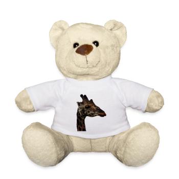 Porträt einer Giraffe - Teddy - Weiß - Vorne