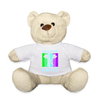 Darts Sport Club, Dartboard, Arrow Sport Darts - Teddy Bear - white - Front