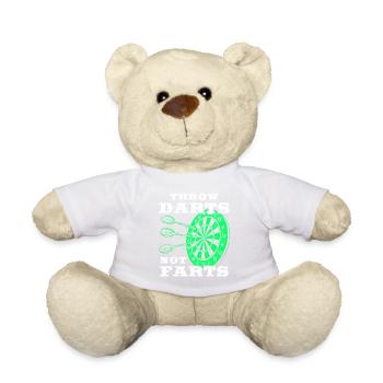 Darts Sports Club, Dartboard, Arrow Sport Darts - Teddy Bear - white - Front