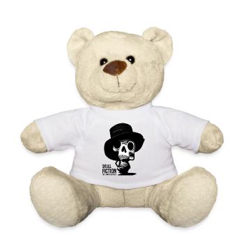 Skull Fiction Totenkopf Schädel - Nounours - blanc - Devant