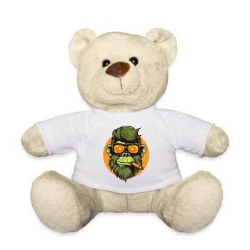 Smoking Ape Nr. One - Teddy - Weiß - Vorne