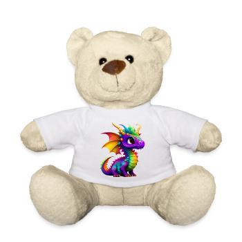 Süßer kleiner Drache - Teddy - Weiß - Vorne