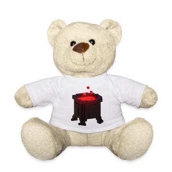 Secret Dark Gothic Witch Cauldron Red Elf T Shirt - Teddy Bear - white - Front