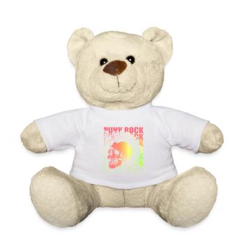 Punk Rock Pogo Anarchie Punks Punk Rocker Punk - Nounours - blanc - Devant